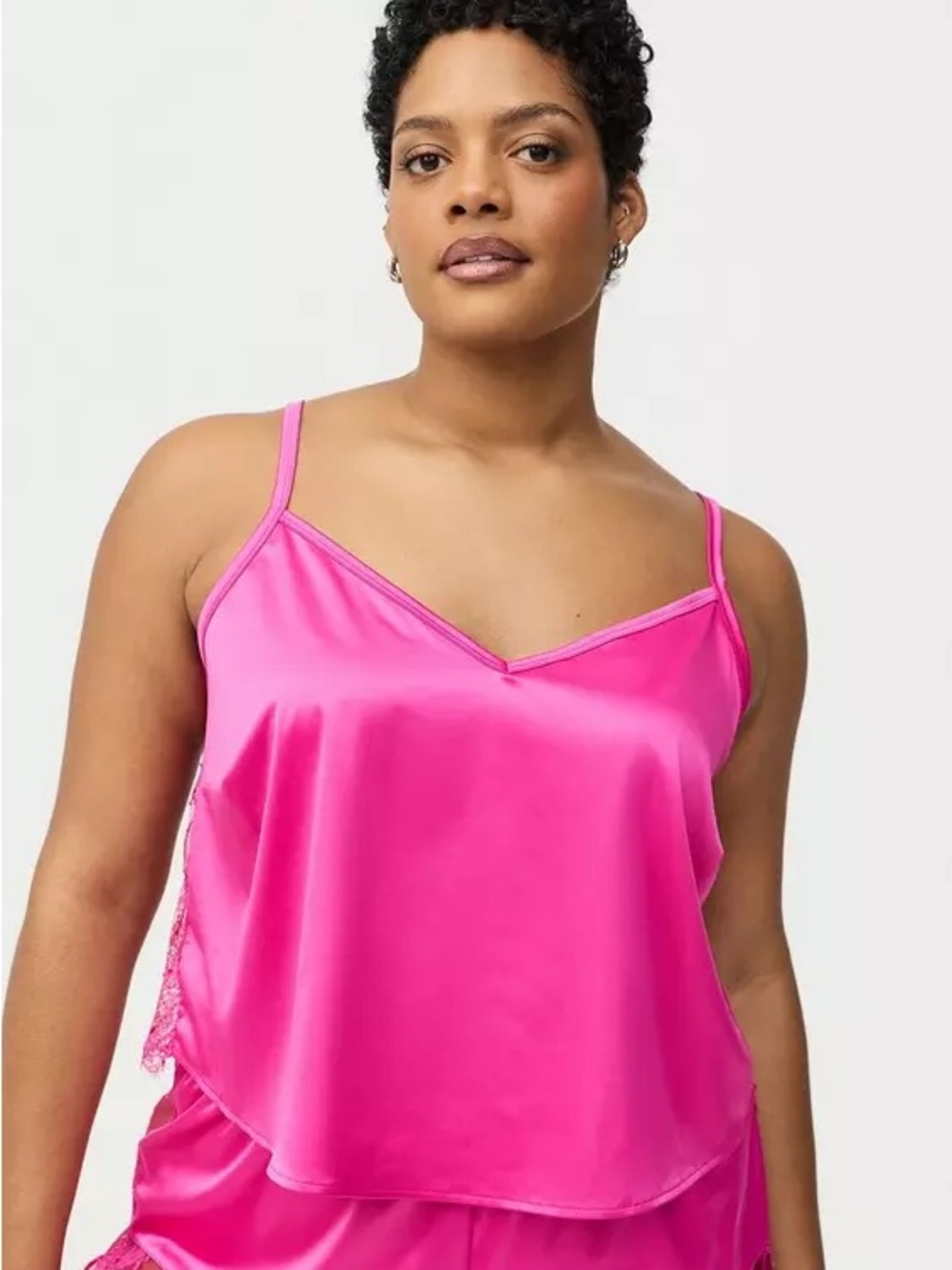Torrid Lace & Satin Lingerie Cami